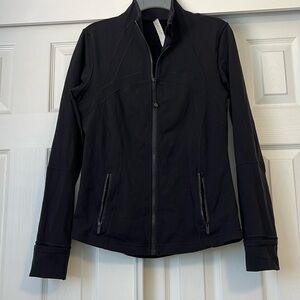 Thin black Lululemon zip up